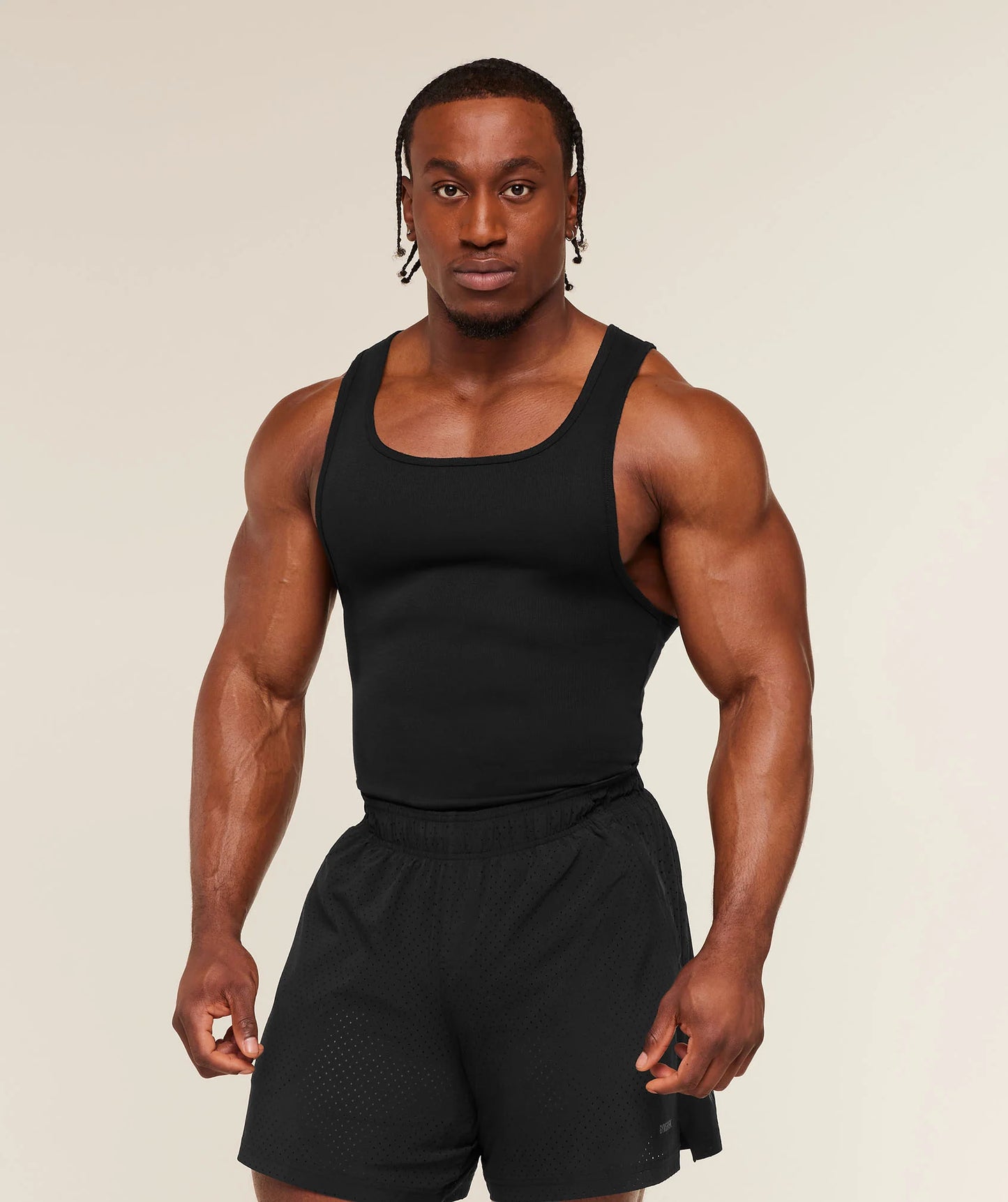 Gymshark x CBUM Ribbed Tank | Black