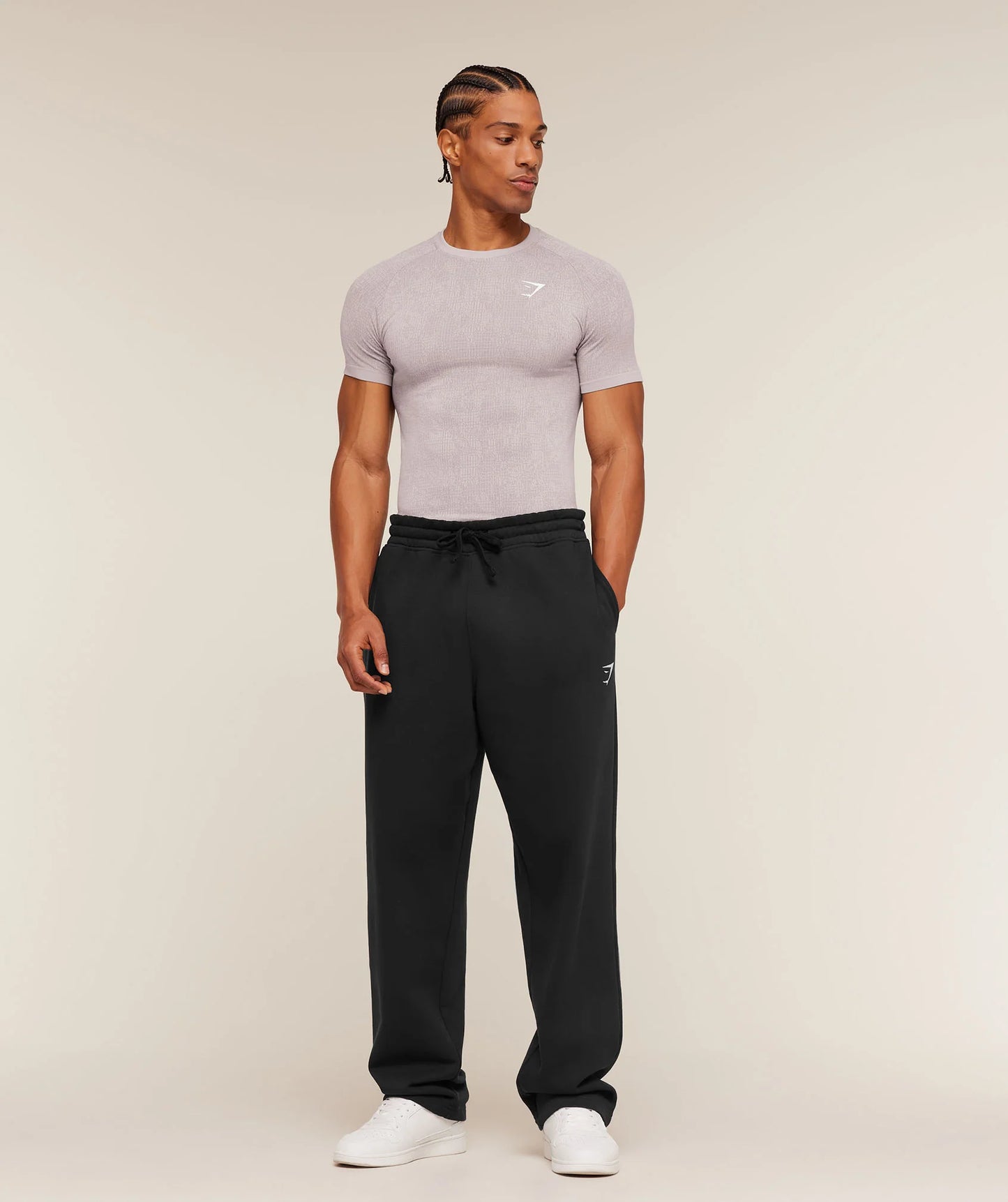 Geo Seamless Grid T-Shirt | Dawn Purple/Dusk Purple