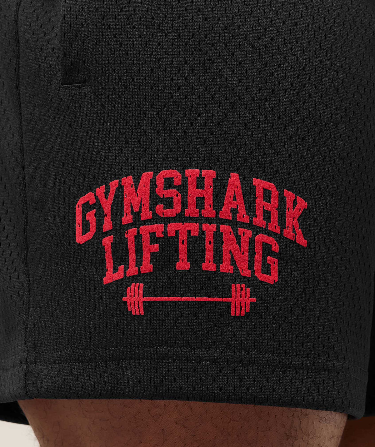 Gymshark Lifting Barbell Mesh 5" Short | Black