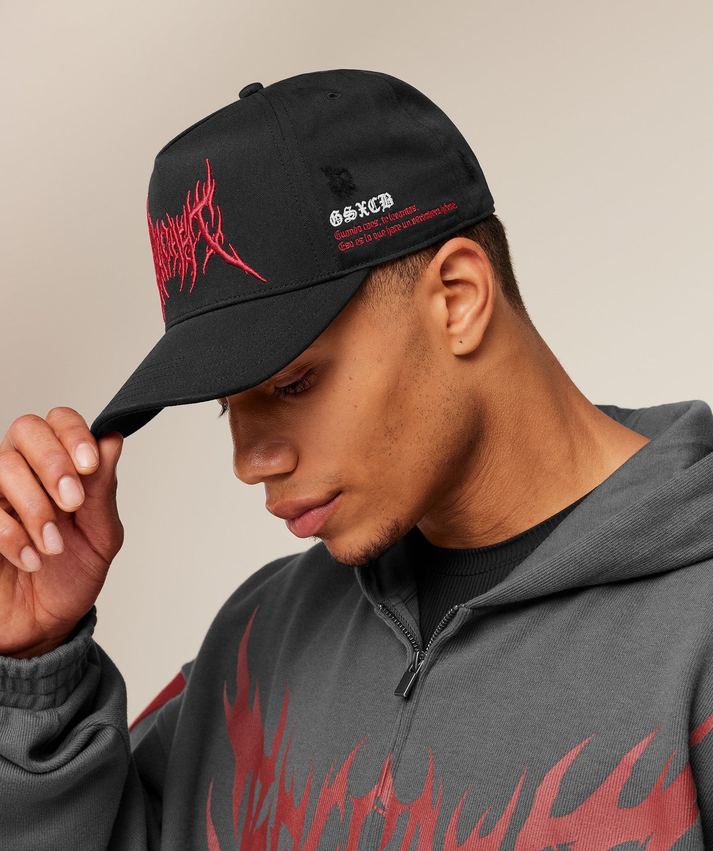 Gymshark x Carlos Belcast Trucker Cap | GS Black