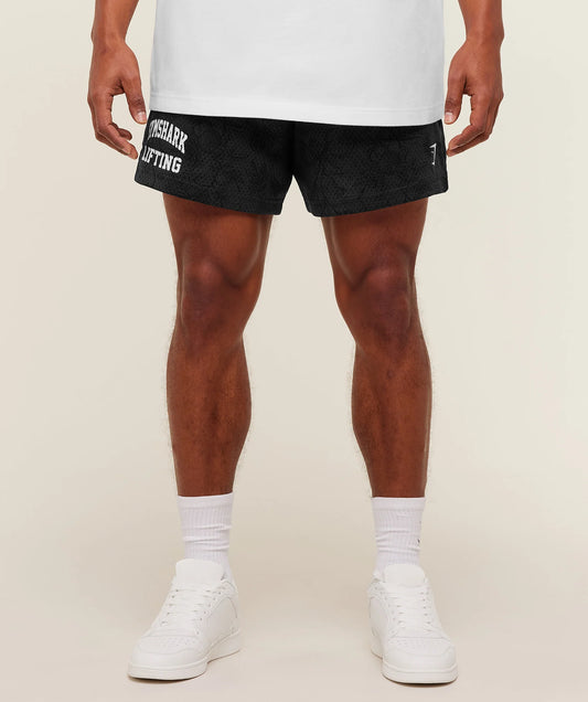 Lifting Mesh 5" Shorts | Black/Grey