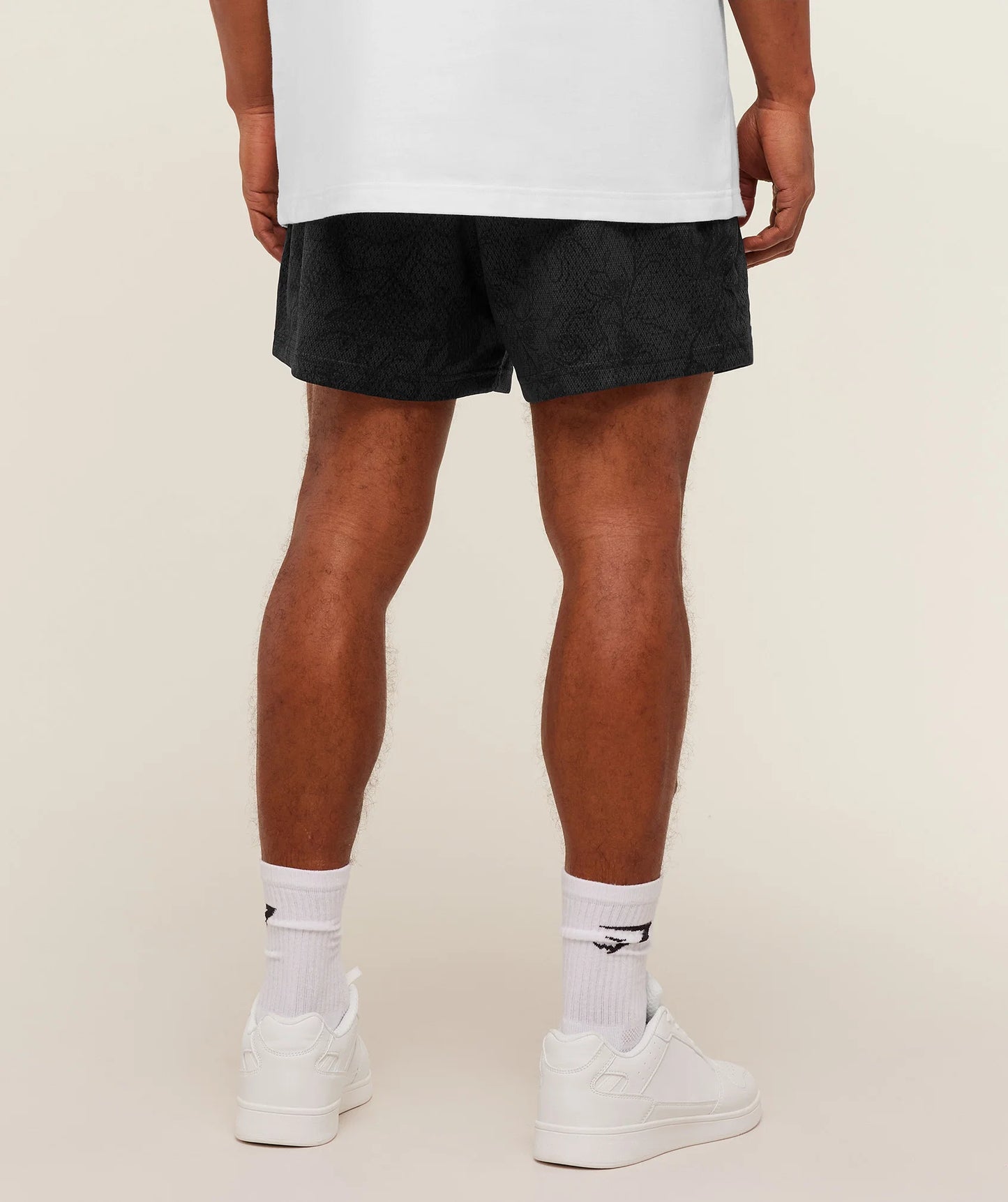Lifting Mesh 5" Shorts | Black/Grey