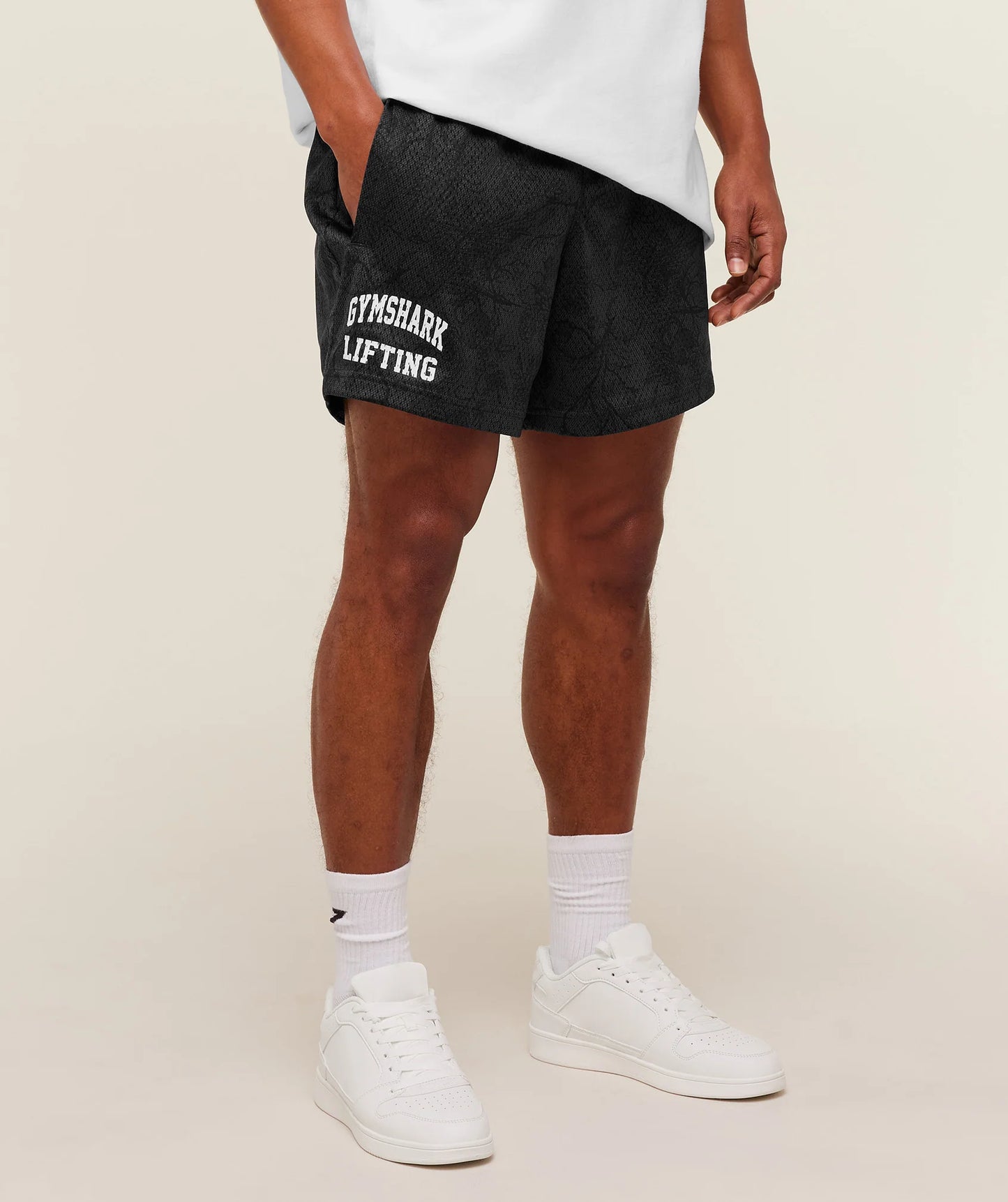 Lifting Mesh 5" Shorts | Black/Grey