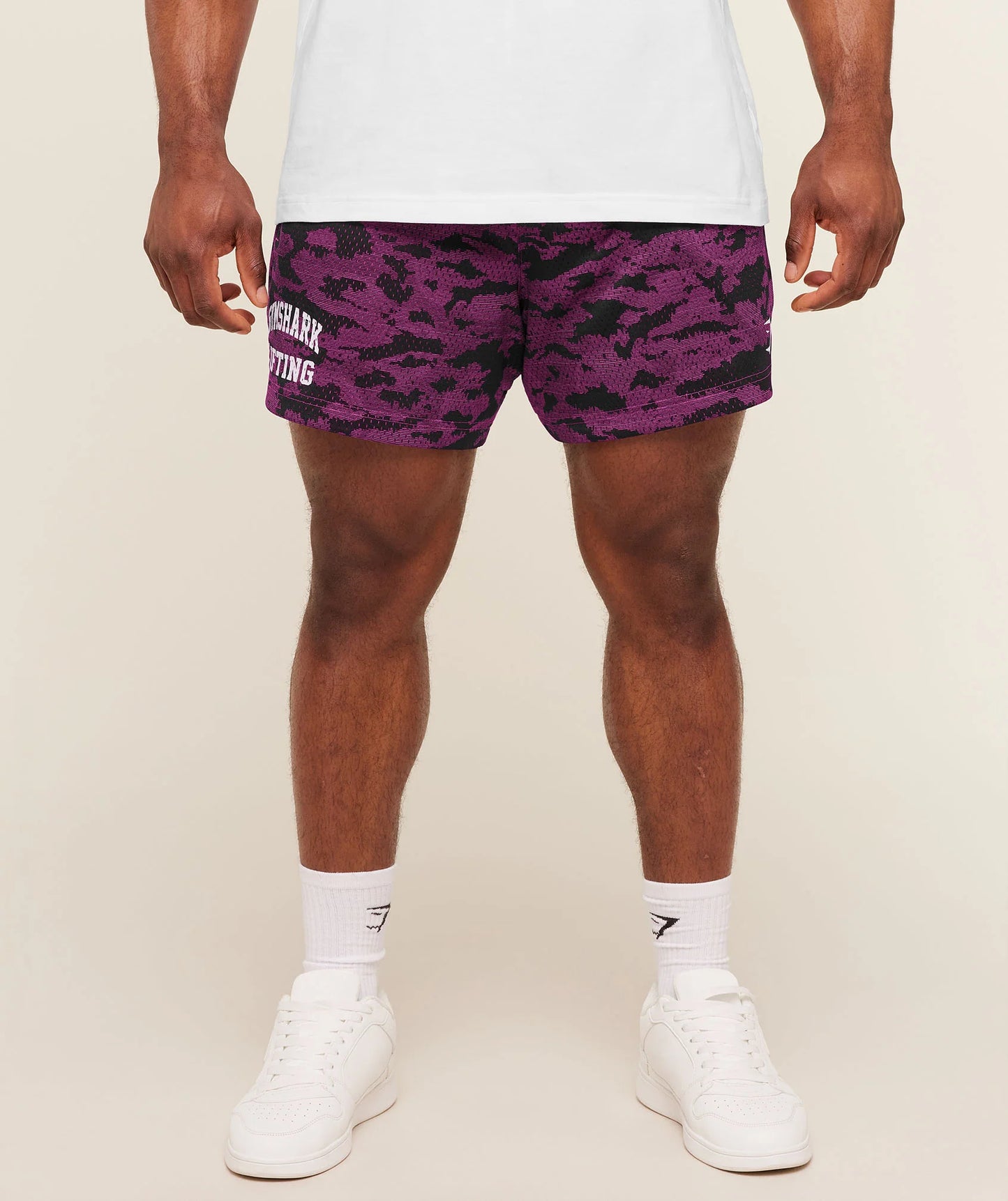Lifting Mesh 5" Shorts | Super-Set Pink