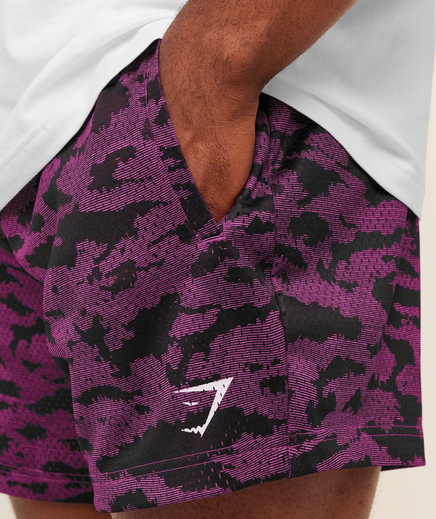 Lifting Mesh 5" Shorts | Super-Set Pink