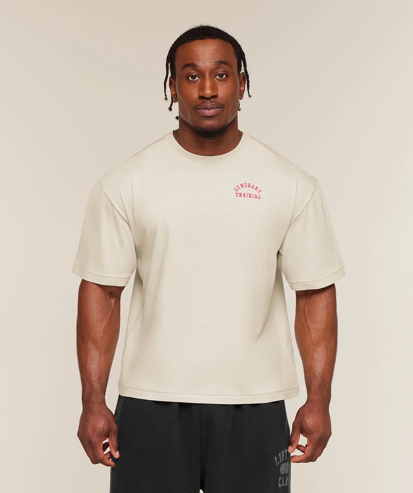 Retro Collegiate T-Shirt | Tinted White