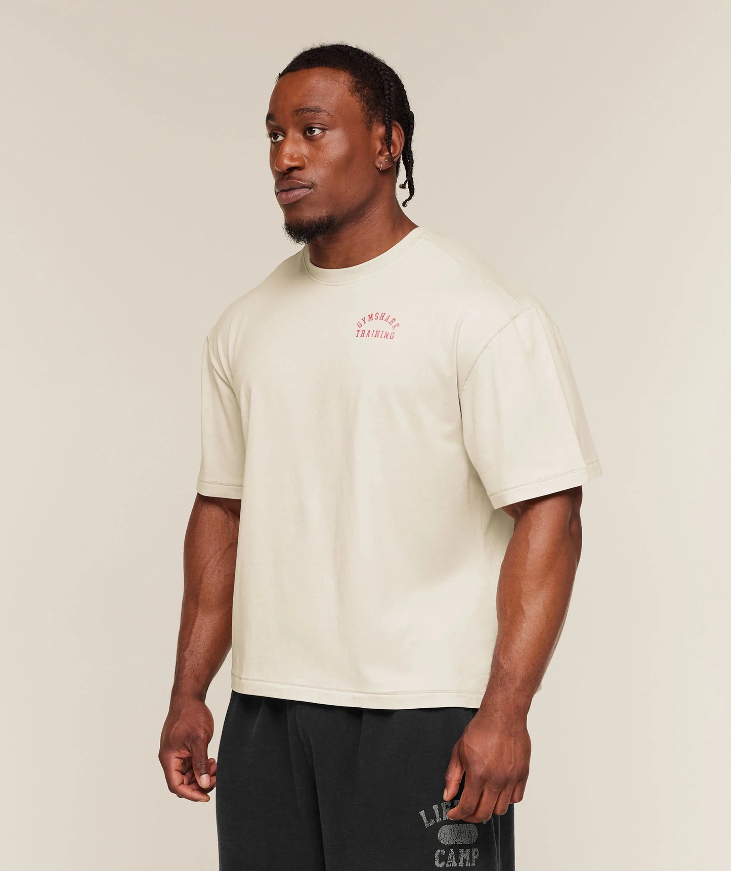 Retro Collegiate T-Shirt | Tinted White