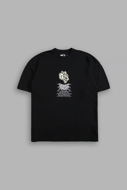 DS - UNDER THE MOON "PREMIUM" OVERSIZED TEE IN BLACK - ÚLTIMAS PIEZA: S
