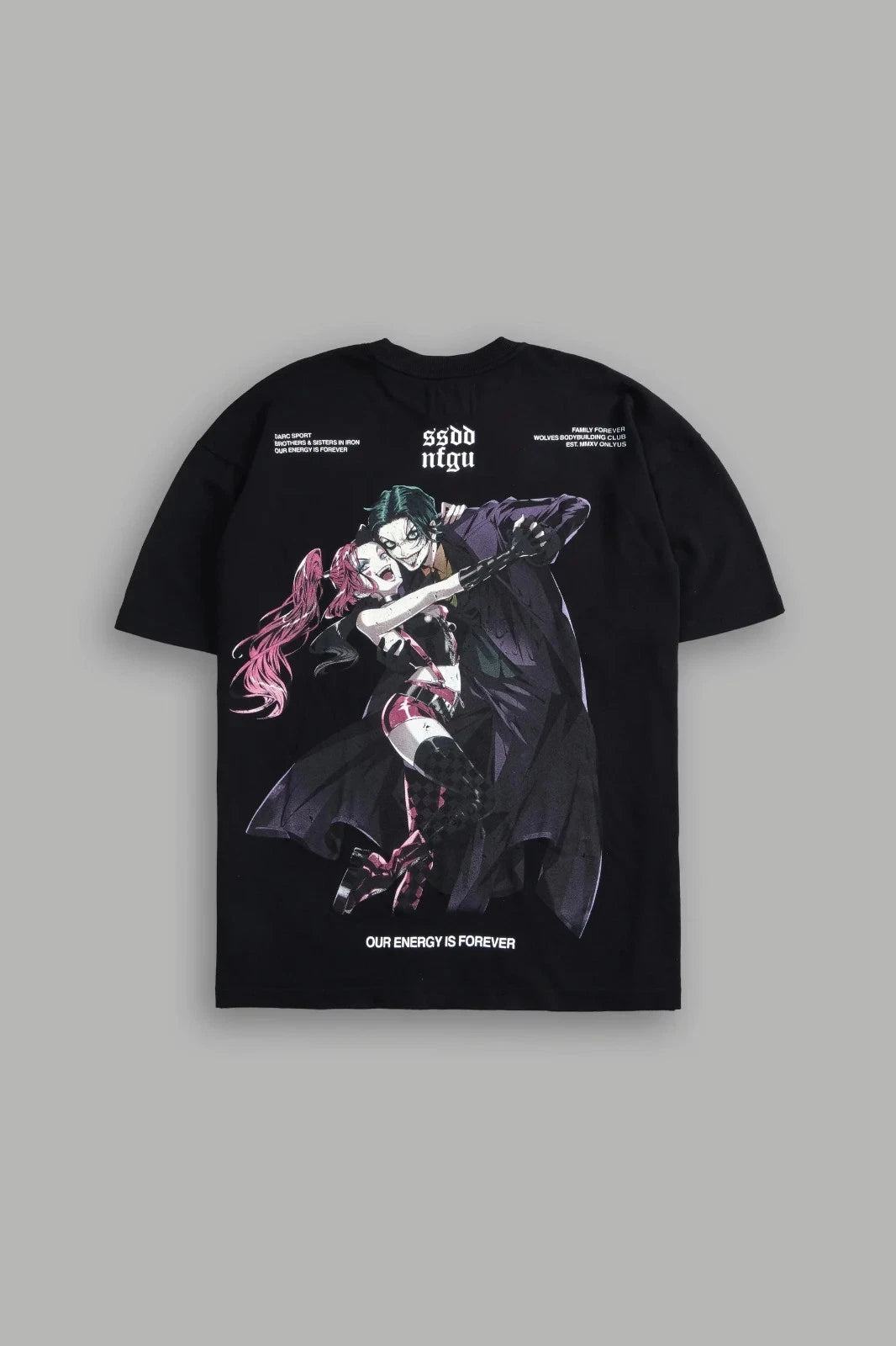 Them (Harley/Joker) Premium" Oversized Tee in Black