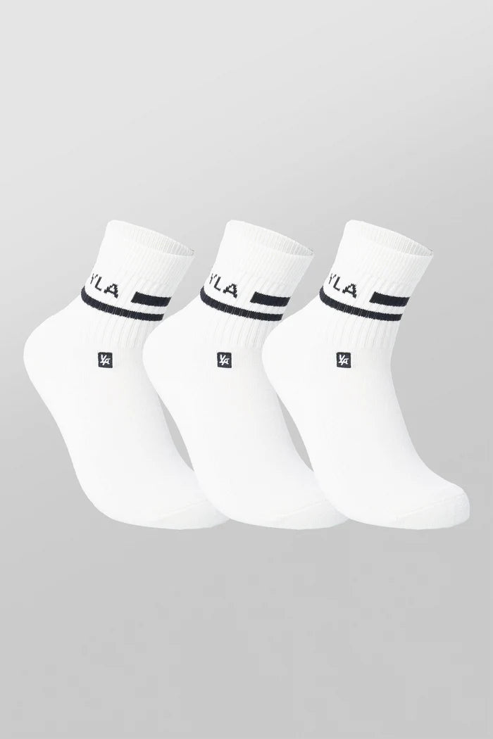 W626 Ivy Crew Socks | White Pack